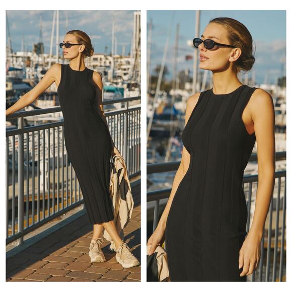 NWT Electric & Rose Dena Midi Dress Size Medium - Picture 1 of 14